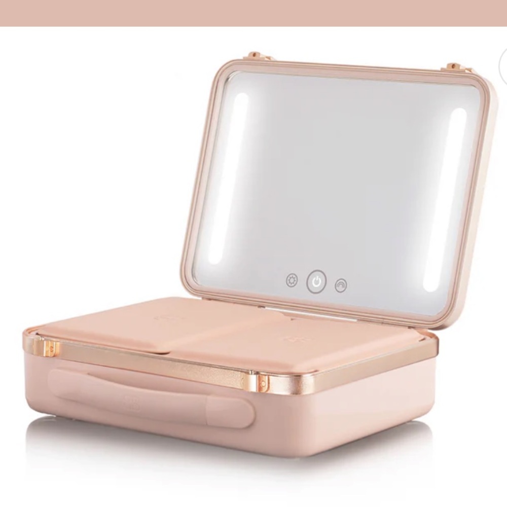 Beautifect Box Quilted Hard-Shell Cosmetic Train Case - Picture 9 of 9